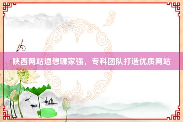陕西网站遐想哪家强，专科团队打造优质网站